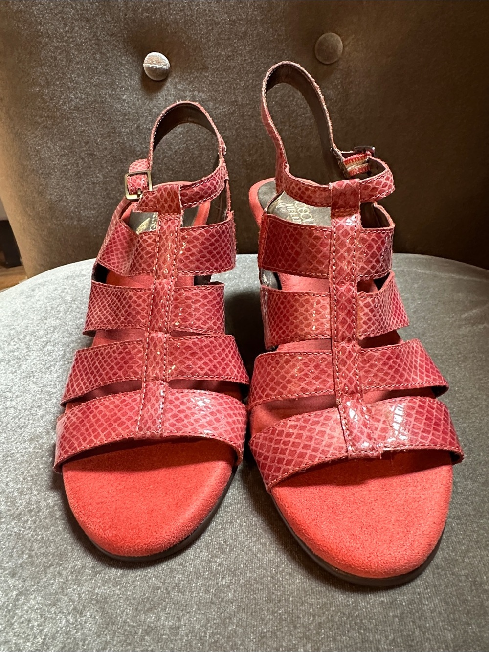 AEROSOLES coral Strappy Slingback Sandals